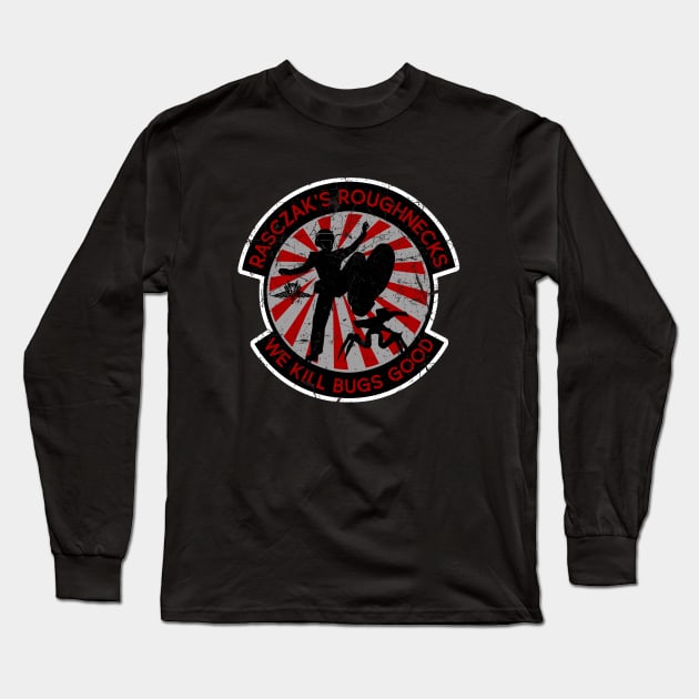 Rasczak's Roughnecks Weathered Long Sleeve T-Shirt by PopCultureShirts